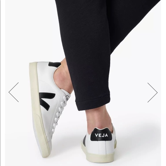 VEJA Esplar leather sneakers black/white - Picture 5 of 6